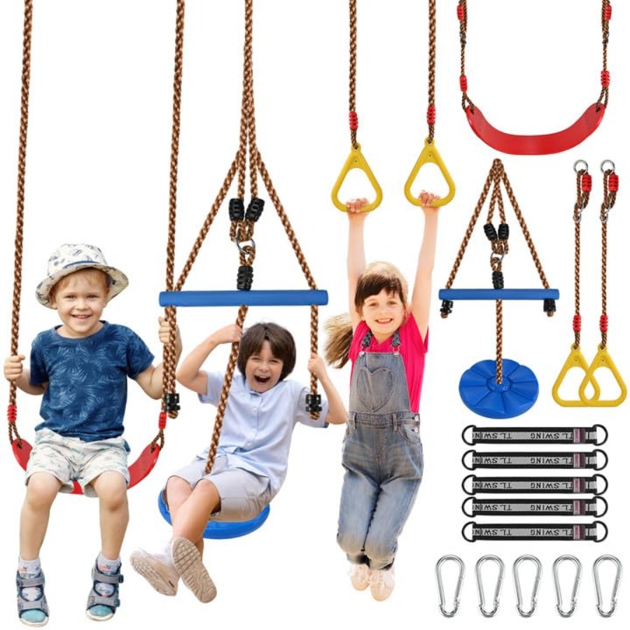 Backyard kids outdoor swing se - Kids Outdoor Monkey Bars recension och pris