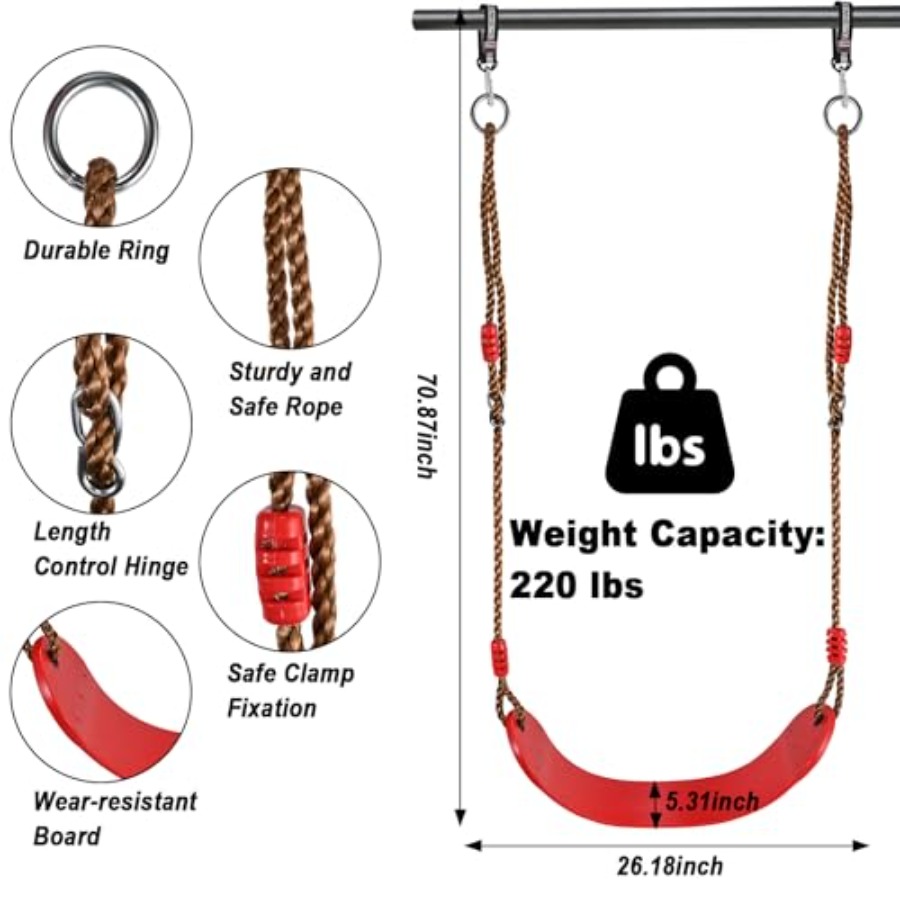 Backyard kids outdoor swing se - Kids Outdoor Monkey Bars recension och pris