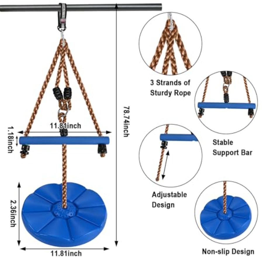 Backyard kids outdoor swing se - Kids Outdoor Monkey Bars recension och pris
