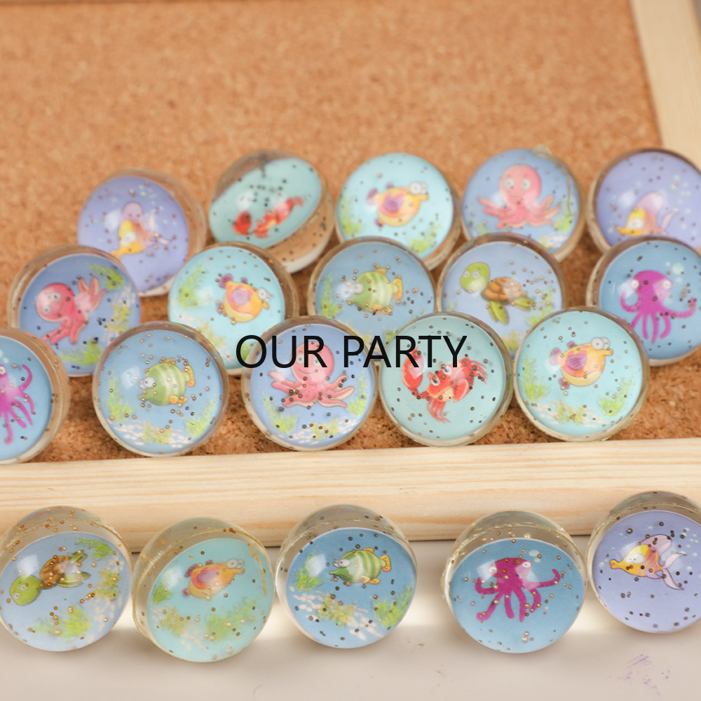 10Pcs Ocean Animal Theme Glitt - Kids Outdoor Jumping Toys recension och pris