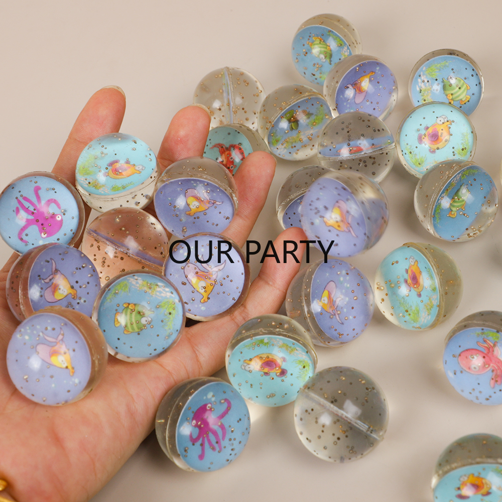 10Pcs Ocean Animal Theme Glitt - Kids Outdoor Jumping Toys recension och pris