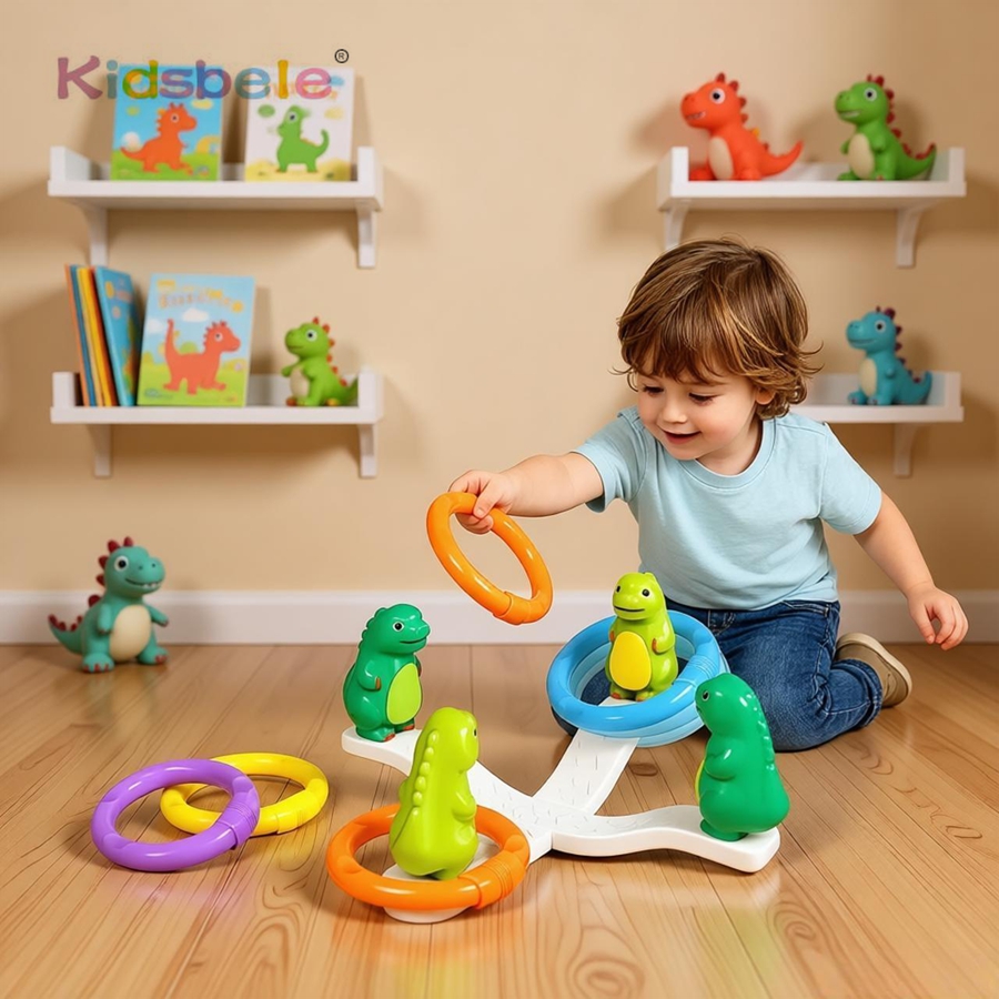 Fun Dinosaur Ring Toss Game fo - Kids Outdoor Games For Party recension och pris