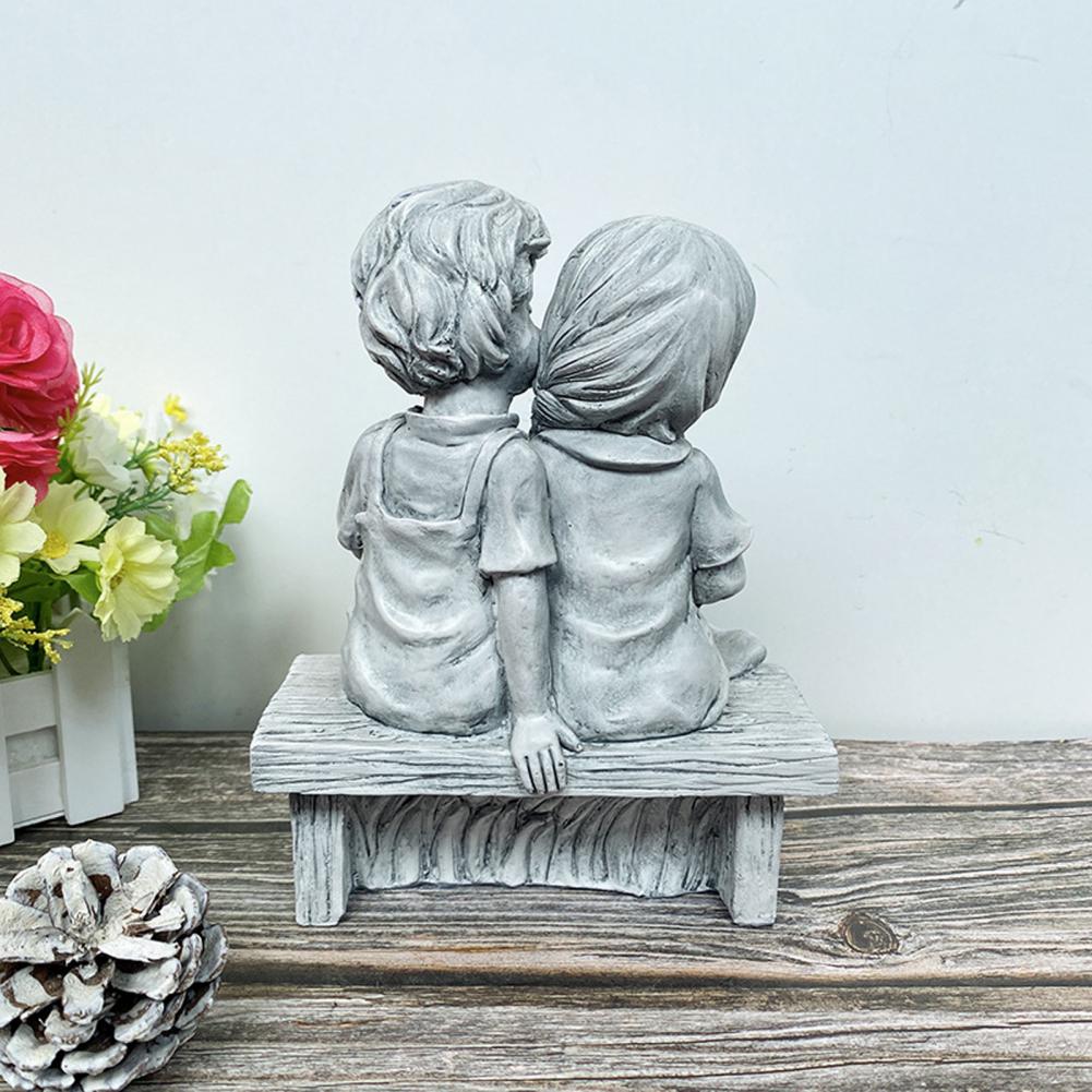 Lawn Decor Girl Boy Garden Sta - Kids Outdoor Yard recension och pris