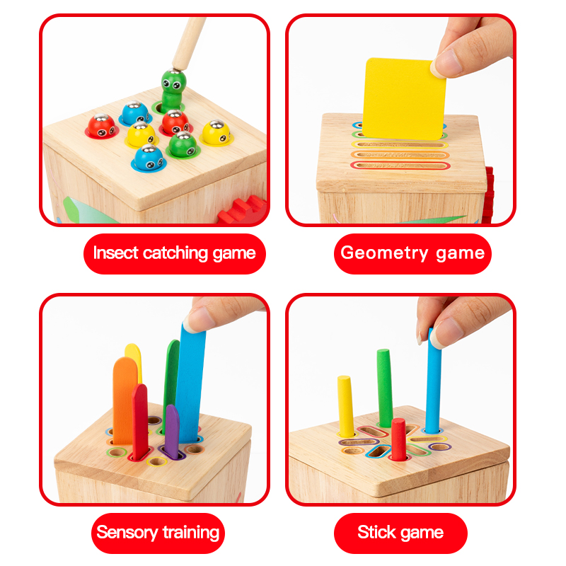 Wooden Insect-Catching Game Mu - Bug Catching Kit recension och pris