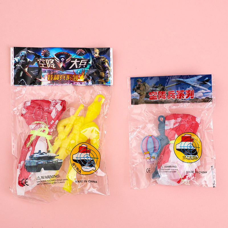 10pcs Plastic Ejecting Parachu - Kids Outdoor Games For Party recension och pris