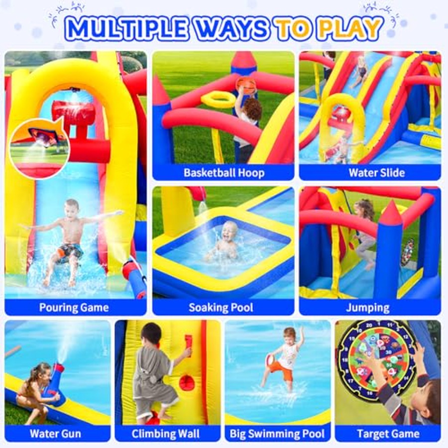 Outdoor large inflatable water - Kids Outdoor Climbing Wall recension och pris