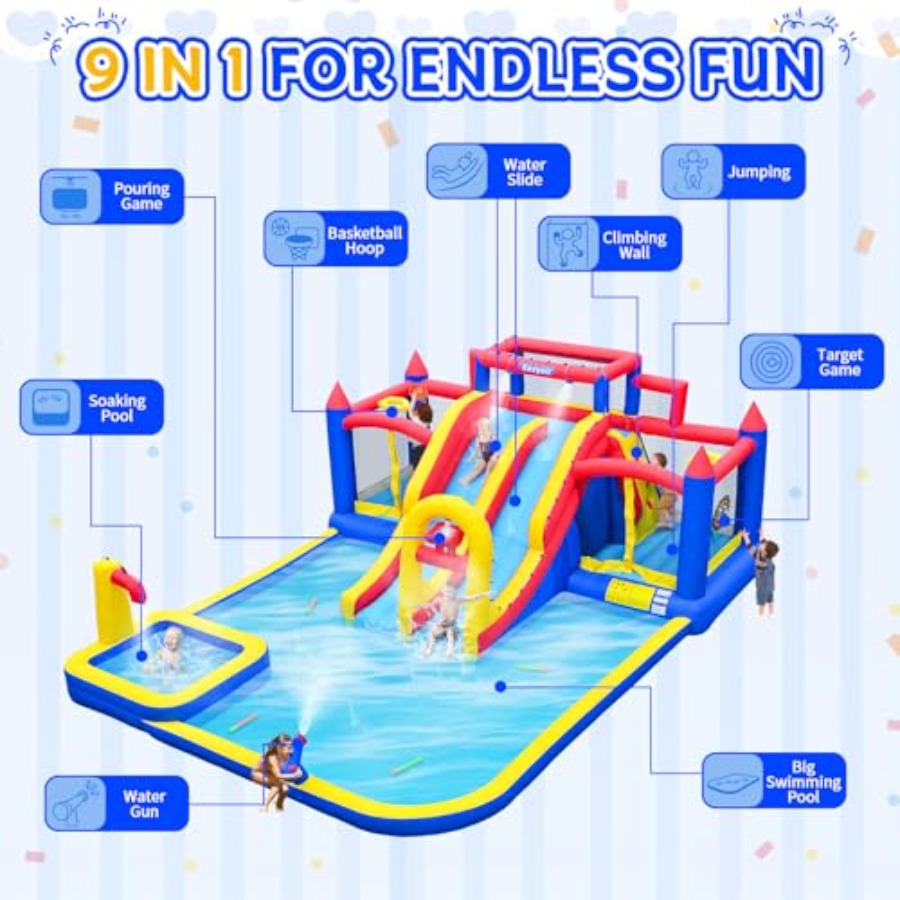 Outdoor large inflatable water - Kids Outdoor Climbing Wall recension och pris