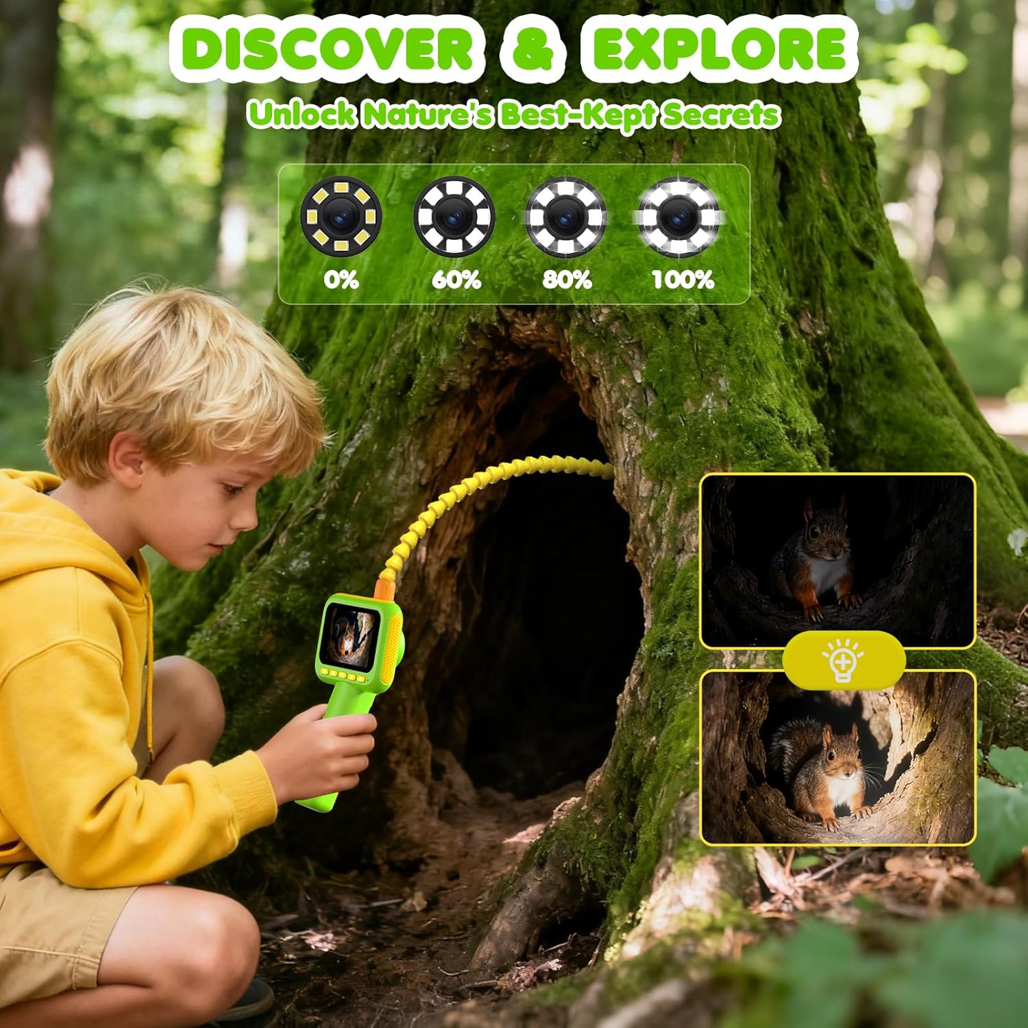 Endoscope for Kids, Borescope  - Bug Catching Kit recension och pris
