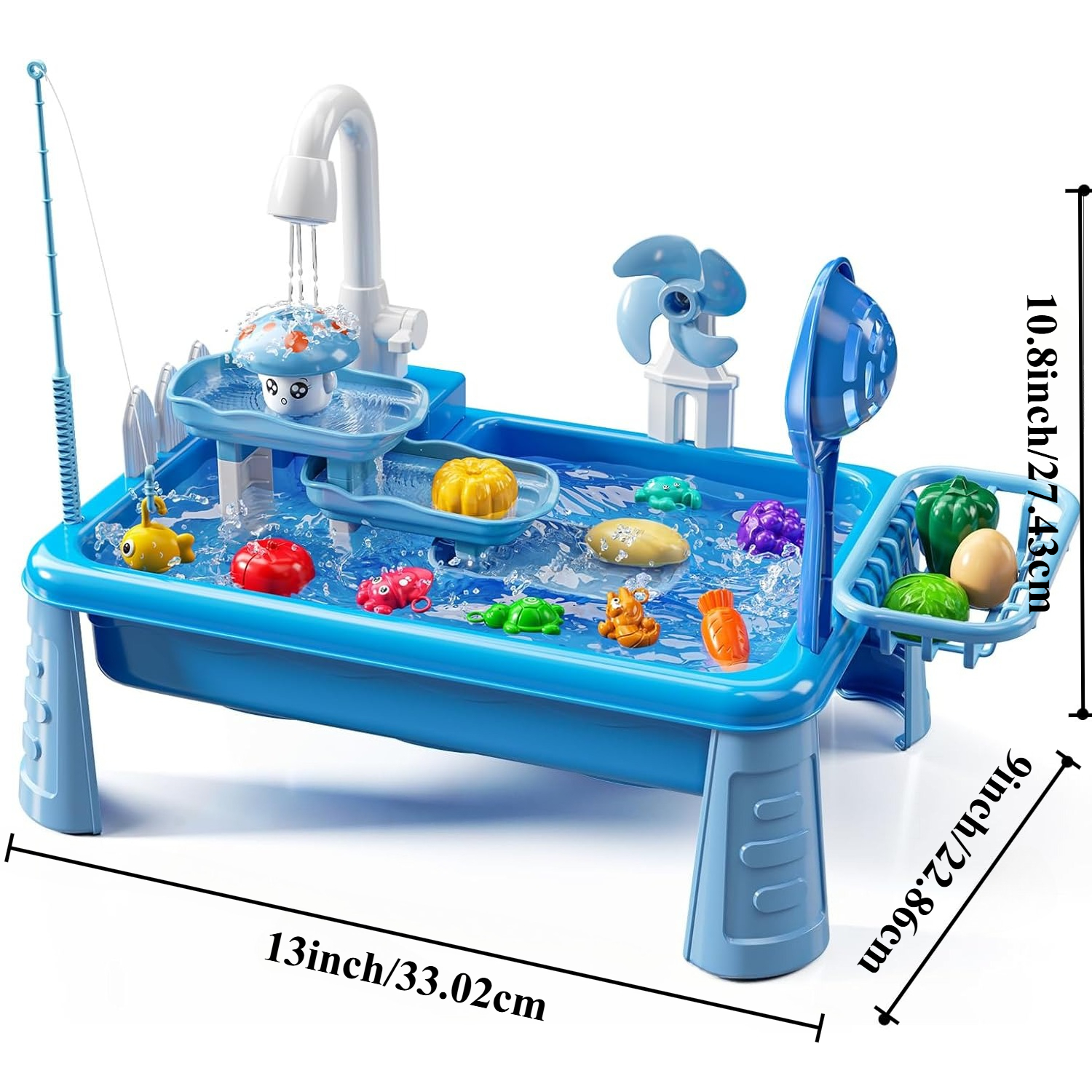 Water Table Play Sink Toy for  - Kids Outdoor Picnic Table recension och pris