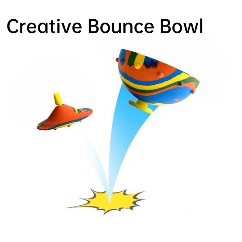 1Pc Camo Bounce Bowl Creative  - Kids Outdoor Jumping Toys recension och pris