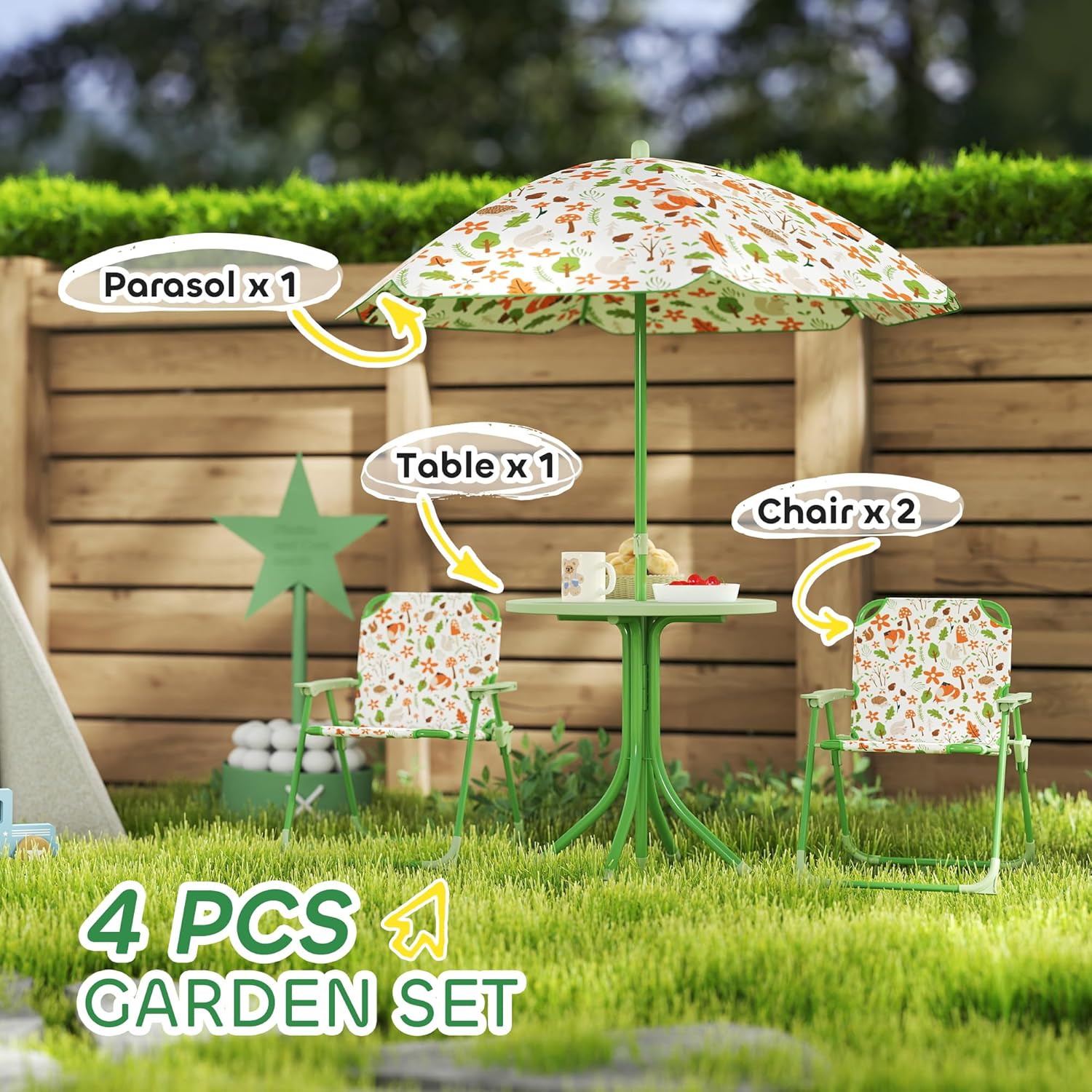 Kids Picnic Table Chair Set Fo - Kids Outdoor Picnic Table recension och pris