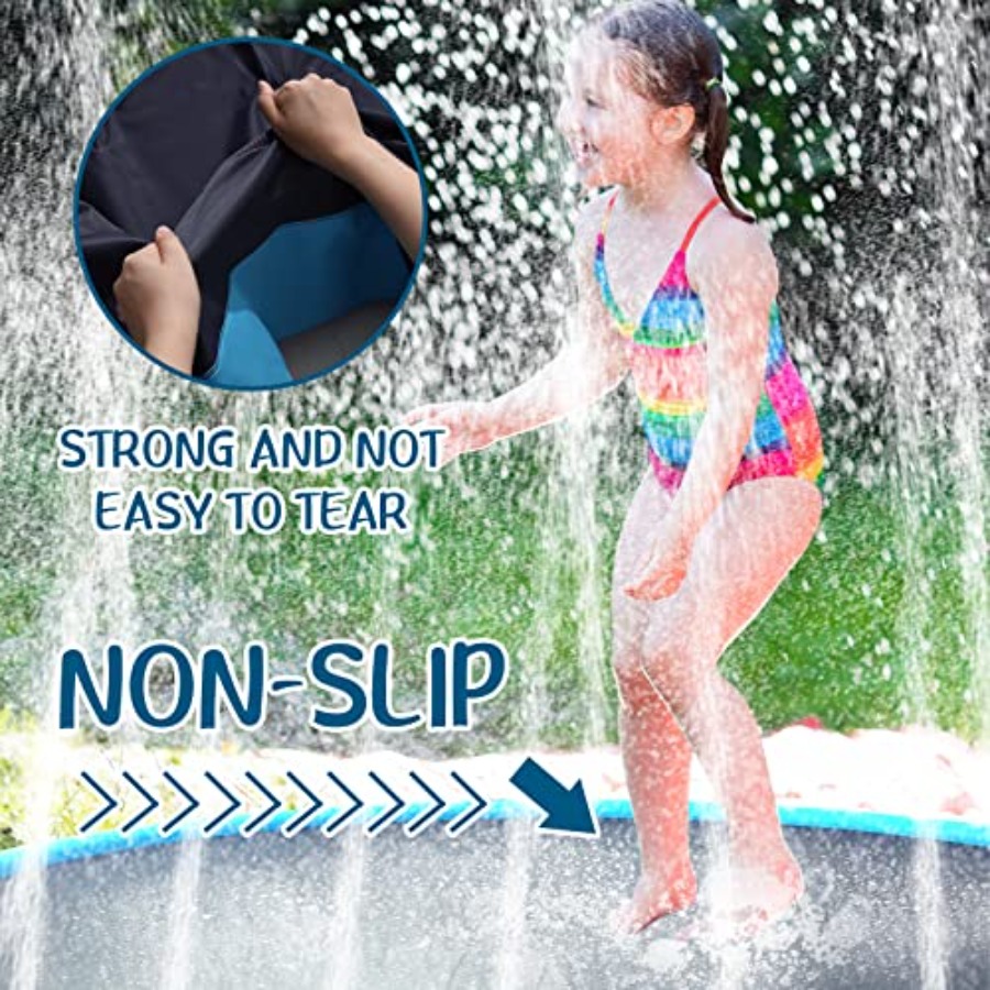 Lewtemi 12 ft Extra Large Non  - Sprinkler Splash Pad recension och pris