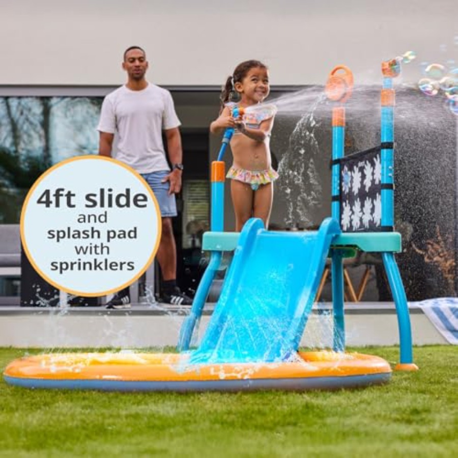 Outdoor Toddler Water Toys Spr - Sprinkler Splash Pad recension och pris