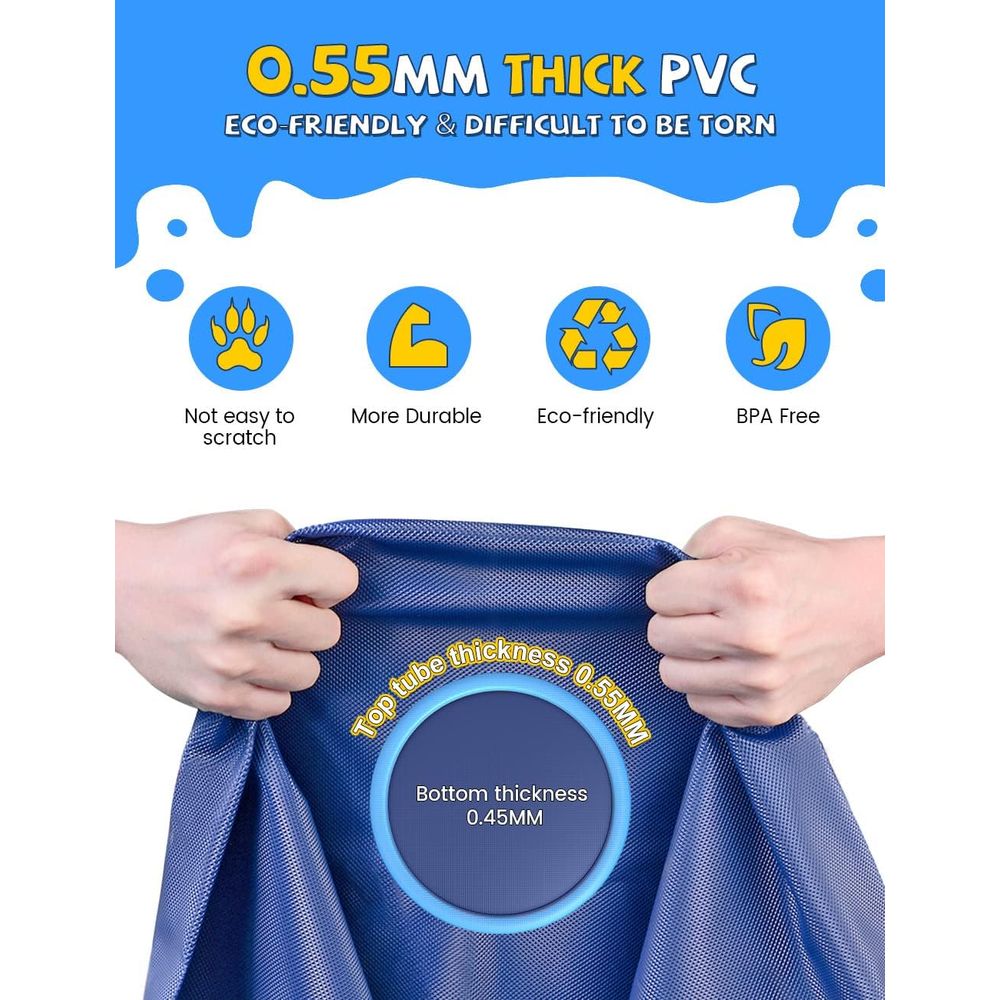 VISTOP Non-Slip Splash Pad or  - Sprinkler Splash Pad recension och pris
