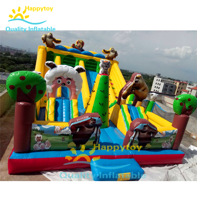 Slide Inflatable Castle Bounce - Kids Outdoor Jumping Toys recension och pris