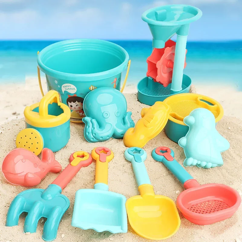 Children Sand Toys 18PCS Summe - Kids Outdoor Picnic Table recension och pris