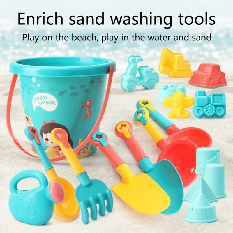 Children Sand Toys 18PCS Summe - Kids Outdoor Picnic Table recension och pris