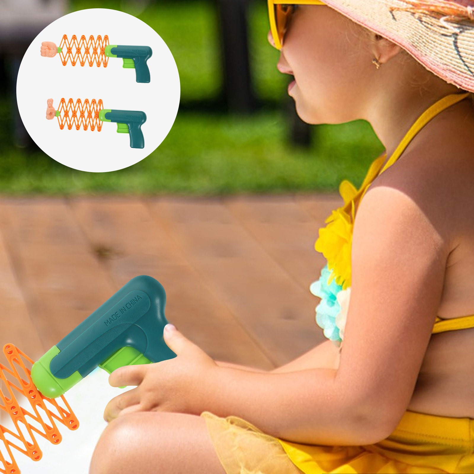 2Pcs Telescopic Spring Fists P - Kids Outdoor Games For Party recension och pris