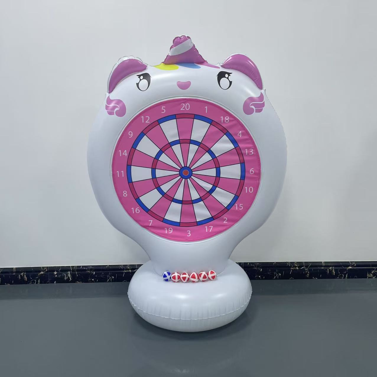 Inflatable Unicorn Throwing Ga - Kids Outdoor Games For Party recension och pris