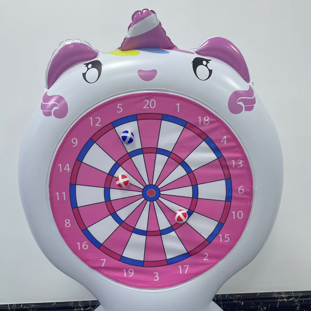 Inflatable Unicorn Throwing Ga - Kids Outdoor Games For Party recension och pris